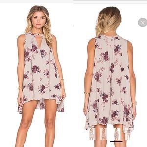 FREE PEOPLE Tree Swing Dress in Washed Stone-M